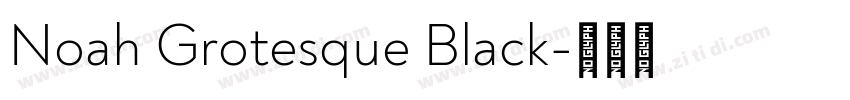 Noah Grotesque Black字体转换 Noah Grotesque Black字体转换